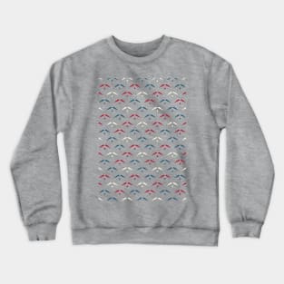 Mustache Mania - The Pretentious Patriot Crewneck Sweatshirt